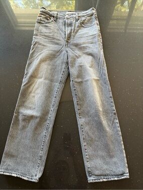 Levi’s Ribcage Straight Ankle Premium Button Fly Jeans Faded Black Size 26
